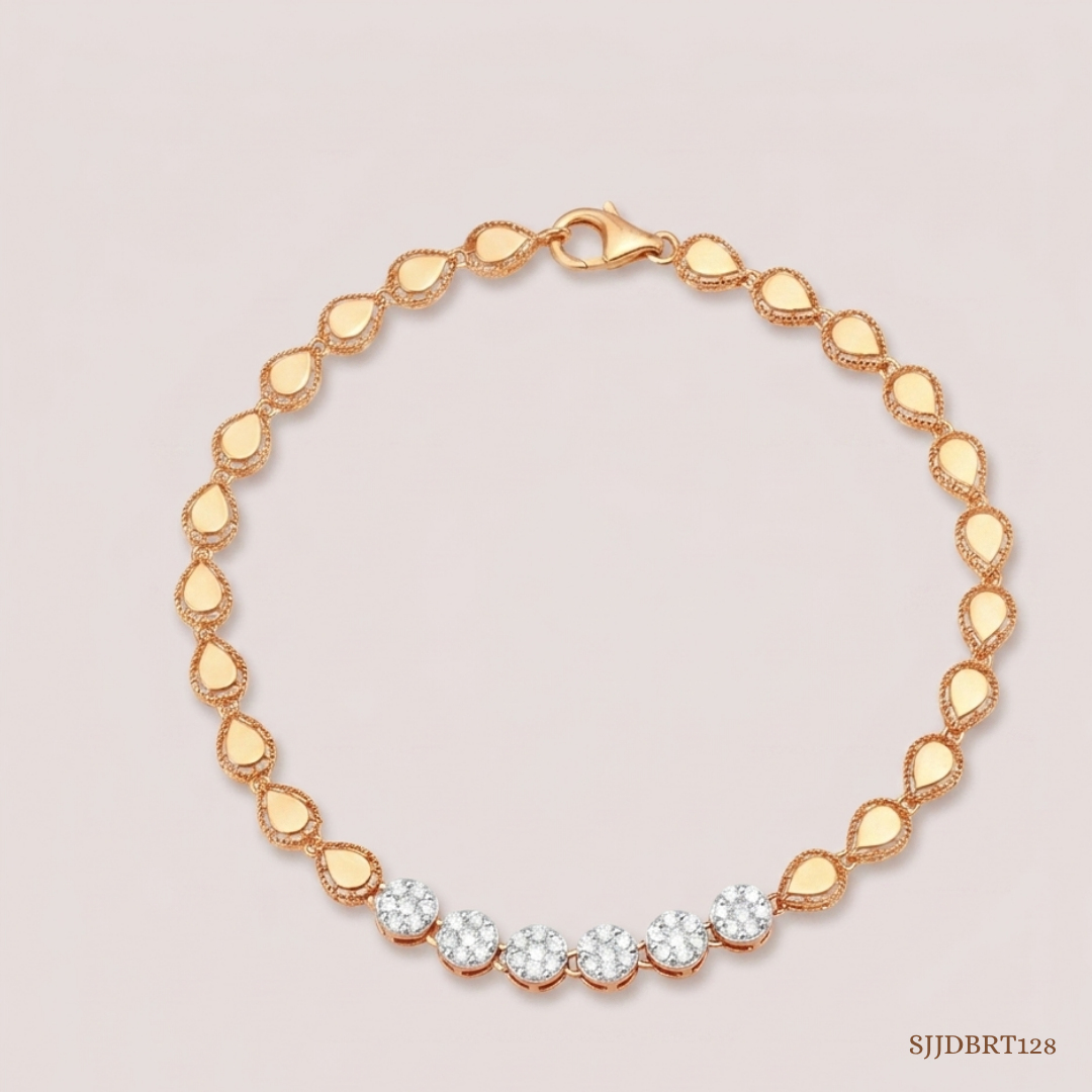 SJJDBRT128 | Infinity Circle Diamond Bracelet