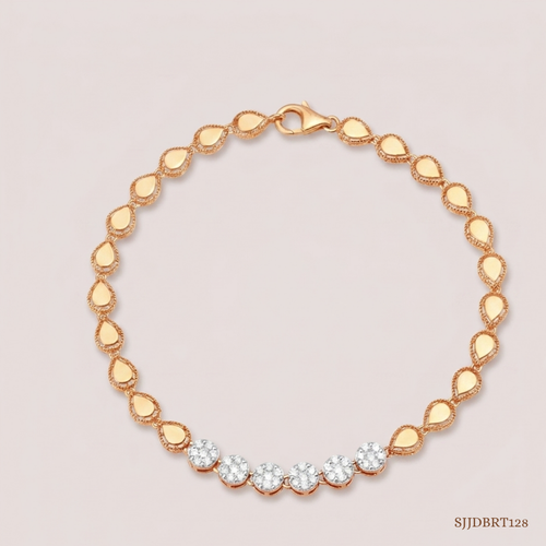 SJJDBRT128 | Infinity Circle Diamond Bracelet