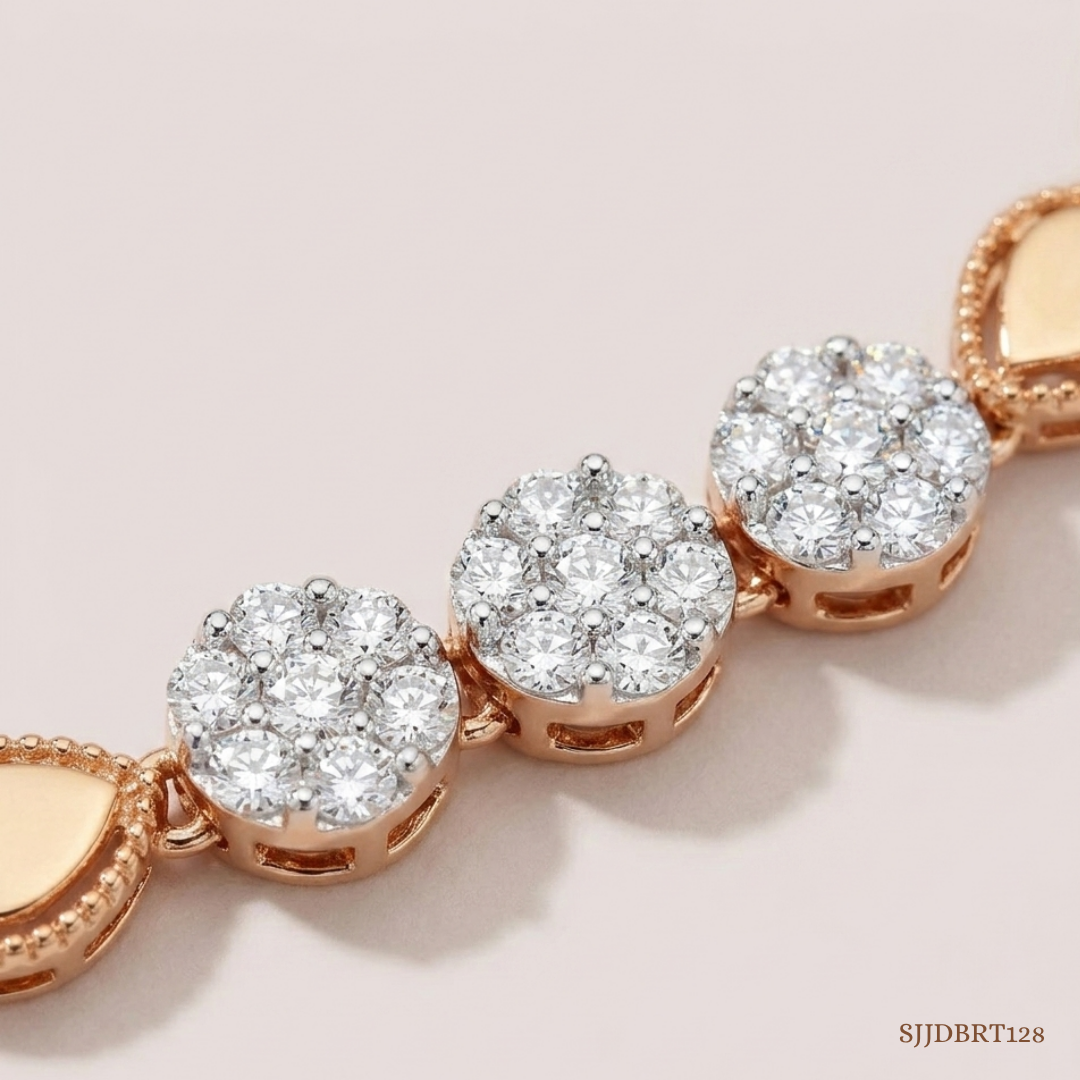SJJDBRT128 | Infinity Circle Diamond Bracelet