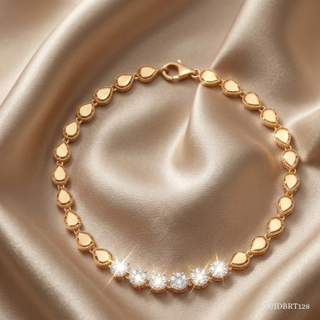 SJJDBRT128 | Infinity Circle Diamond Bracelet