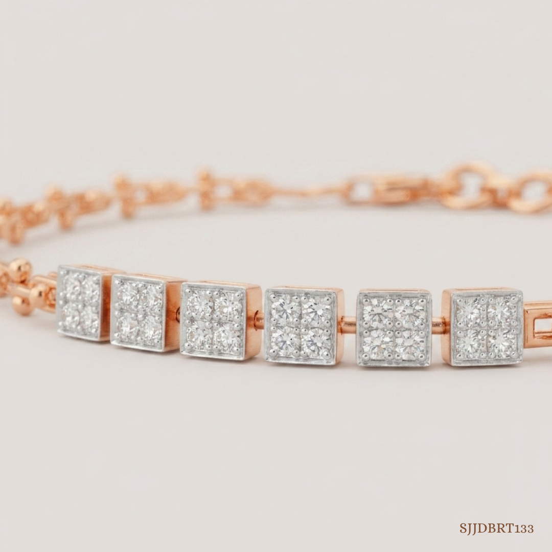 SJJDBRT133 | Urban Gleam Diamond Bracelet