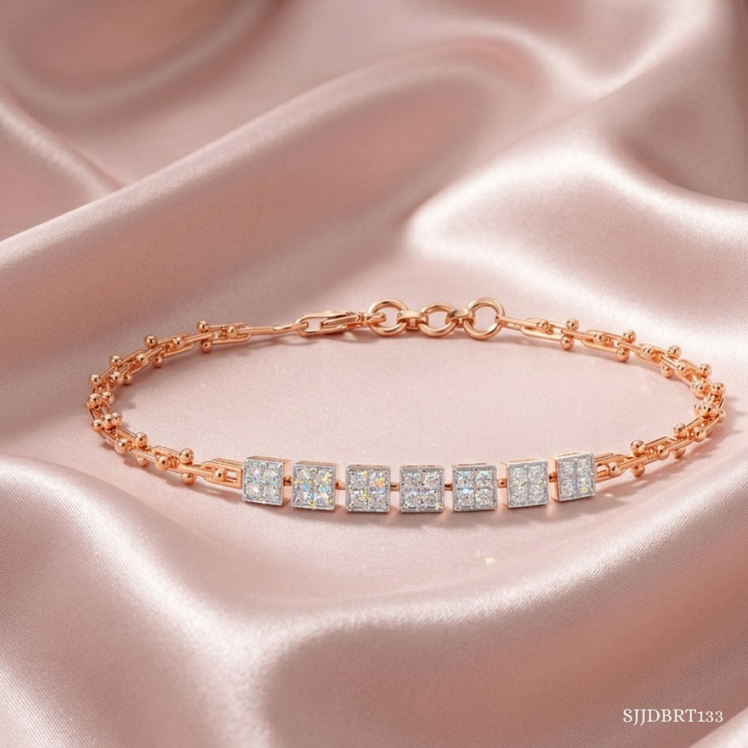 SJJDBRT133 | Urban Gleam Diamond Bracelet