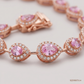 SJJDBRT134 | Rose Teardrop Diamond Bracelet
