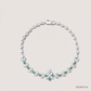 SJJDBRT138 | Floral Charm Diamond Bracelet