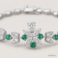 SJJDBRT138 | Floral Charm Diamond Bracelet