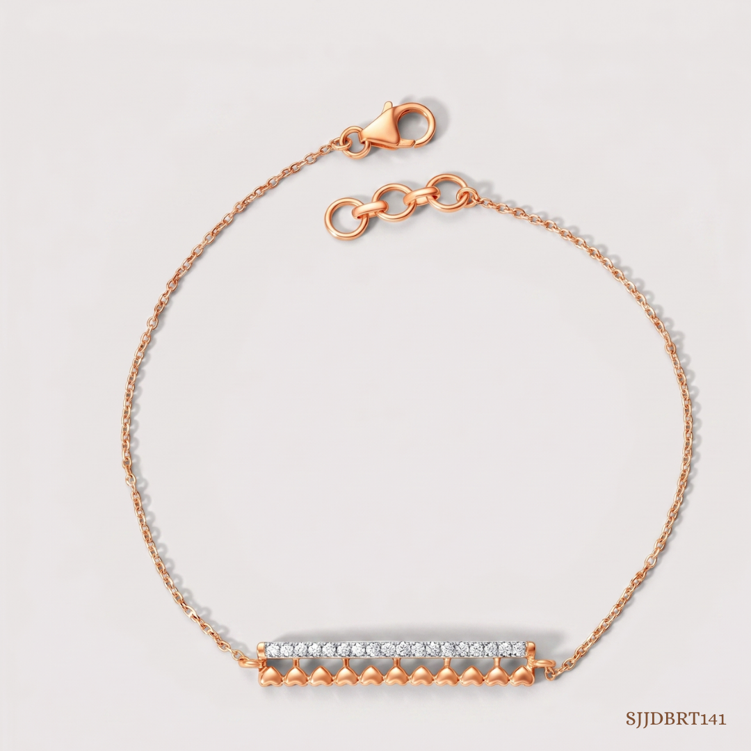 SJJDBRT141 | Modern Bar Diamond Bracelet