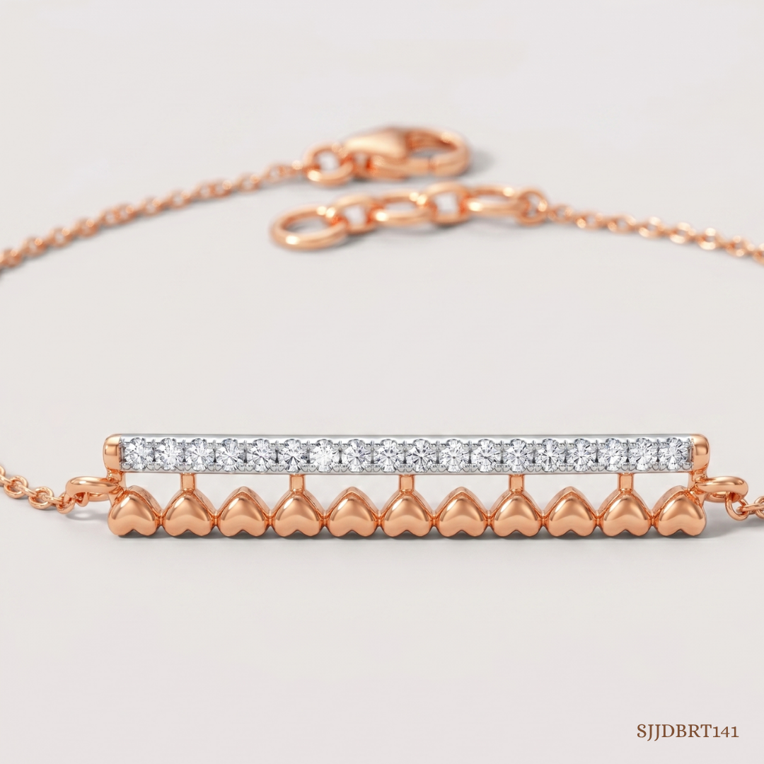 SJJDBRT141 | Modern Bar Diamond Bracelet