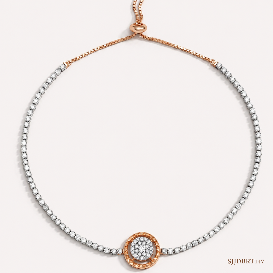 SJJDBRT147 | Adjustable Diamond Bracelet