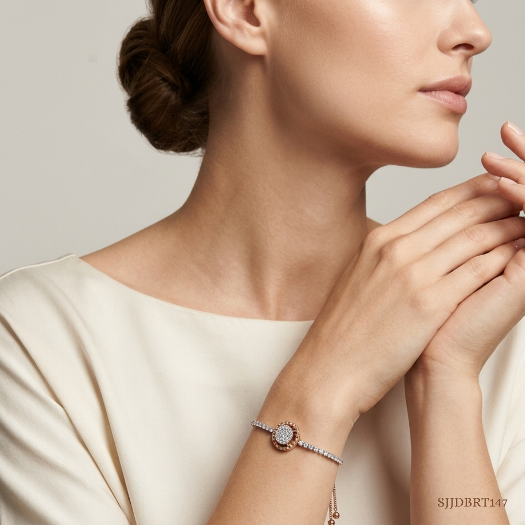 SJJDBRT147 | Adjustable Diamond Bracelet