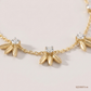 SJJDBRT148 | Leaf Motif Diamond Bracelet