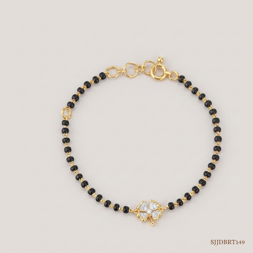 SJJDBRT149 | Lucky Blooms Diamond Kids Bracelet