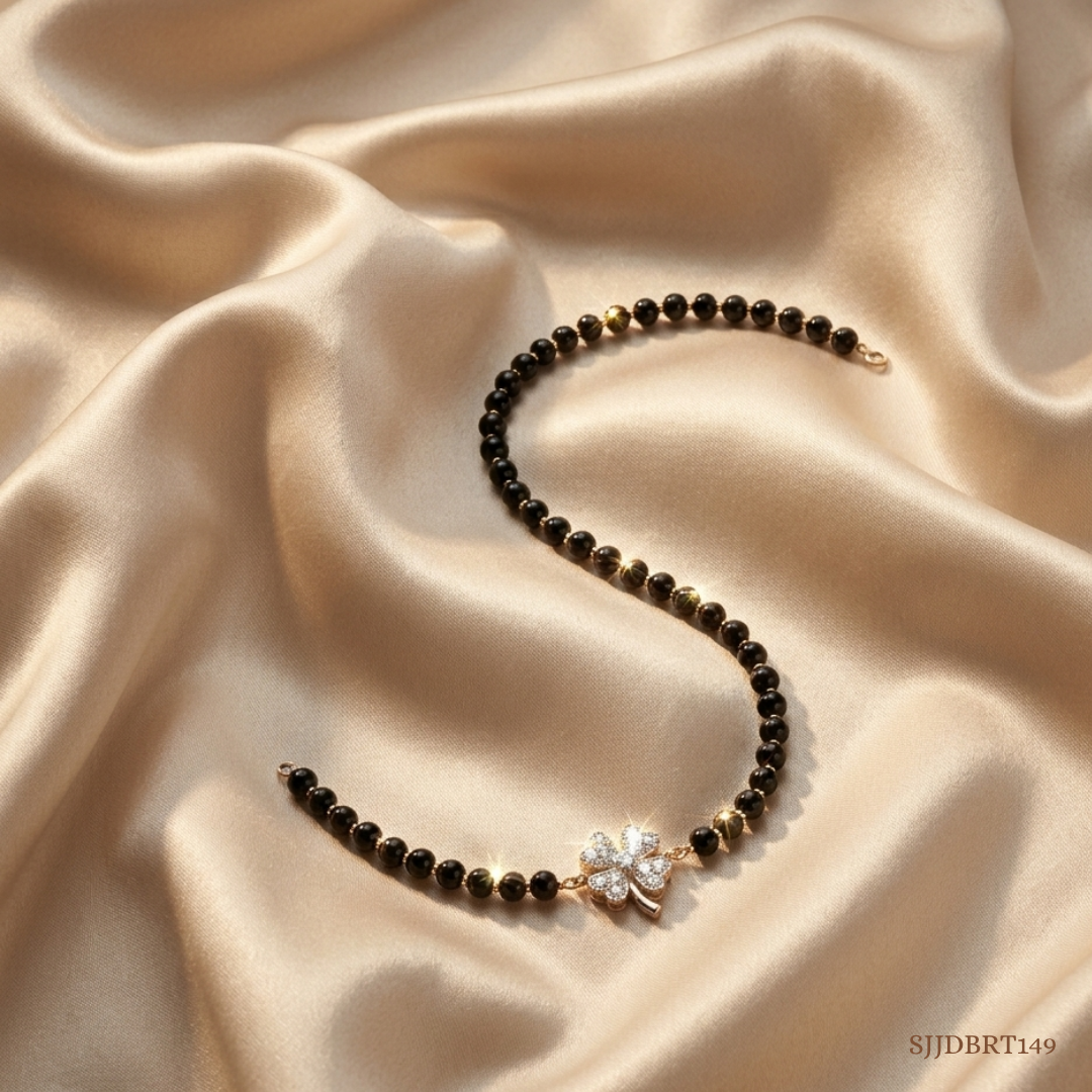 SJJDBRT149 | Lucky Blooms Diamond Kids Bracelet
