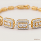 SJJDBRT152 | Grid Diamond Bracelet