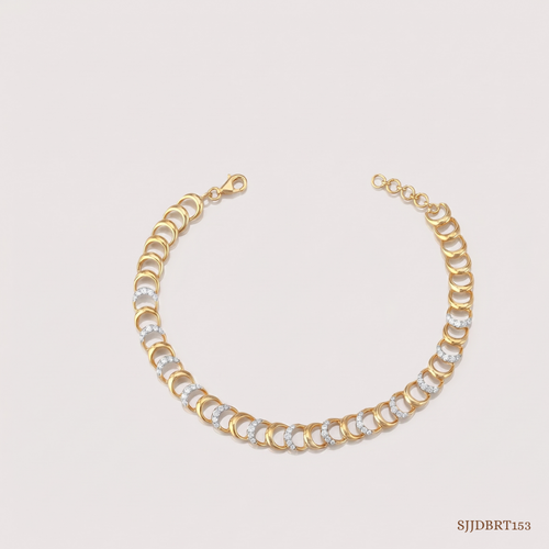 SJJDBRT153 | Loop Diamond Bracelet