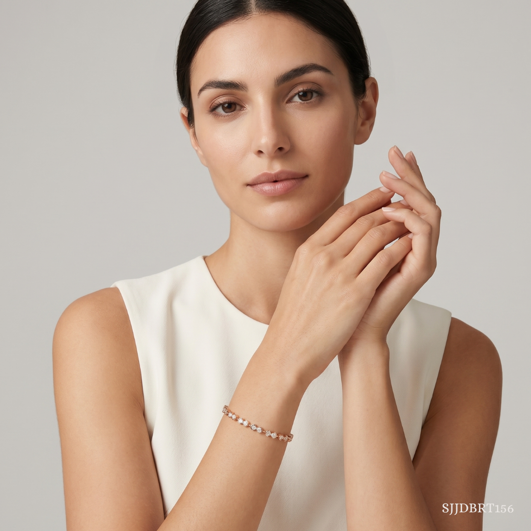 SJJDBRT156 | Classic Diamond Tennis Bracelet