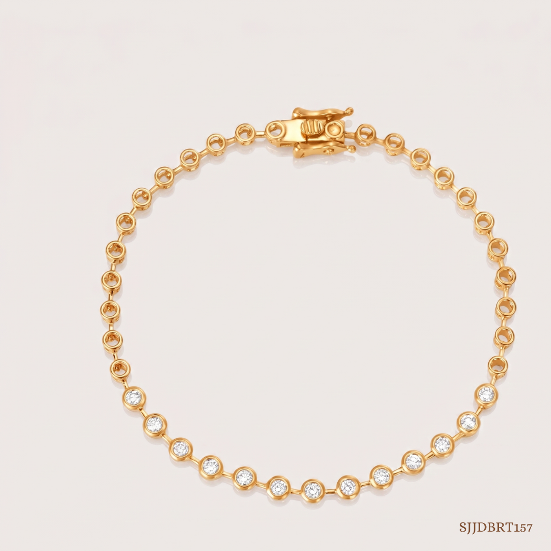 SJJDBRT157 | Glittering Delight Diamond Tennis Bracelet