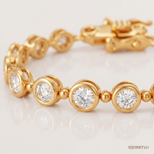 SJJDBRT157 | Glittering Delight Diamond Tennis Bracelet