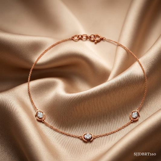 SJJDBRT160 | Intricate Diamond Bracelet