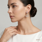 SJJDE103 | Twirling Fan Diamond Drop Earrings