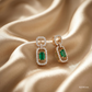 SJJDE106 | Verdant Links Gemstone & Diamond Drop Earrings