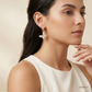 SJJDE113 | Butterfly Diamond Hoop Earrings
