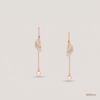 SJJDE114 | Drift Wing Diamond Drop Earrings