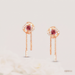 SJJDE116 | Love Spark Diamond Drop Earrings