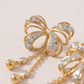 SJJDE118 | Butterfly Blush Diamond Drop Earrings