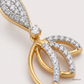 SJJDE122 | Graceful Cascade Diamond Drop Earrings