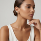 SJJDE125 | Aerial Contour Diamond Stud Earrings