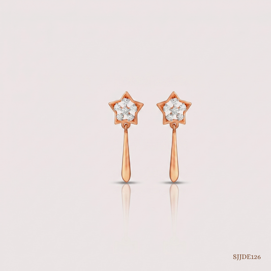 SJJDE126 | Delight Diamond Drop Earrings