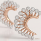 SJJDE130 | Crescent Diamond Stud Earrings