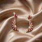 SJJDE131 | Fluttering Wings Diamond Drop Earrings