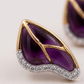 SJJDE133 | Fluid Wing Diamond Stud Earrings