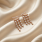 SJJDE135 | Linear Cascade Diamond Drop Earrings