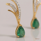 SJJDE137 | Enchanted Whirl Diamond Drop Earrings