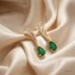 SJJDE137 | Enchanted Whirl Diamond Drop Earrings