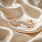 SJJDE141 | Celestial Arc Diamond Hoop Earrings
