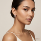 SJJDE142 | Whispering Leaves Diamond Stud Earrings