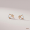 SJJDE144 | Garden Bloom Diamond Stud Earrings