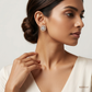 SJJDE147 | Radiant Circle Diamond Stud Earrings