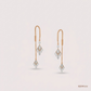 SJJDE150 | Linear Luxe Diamond Drop Earrings