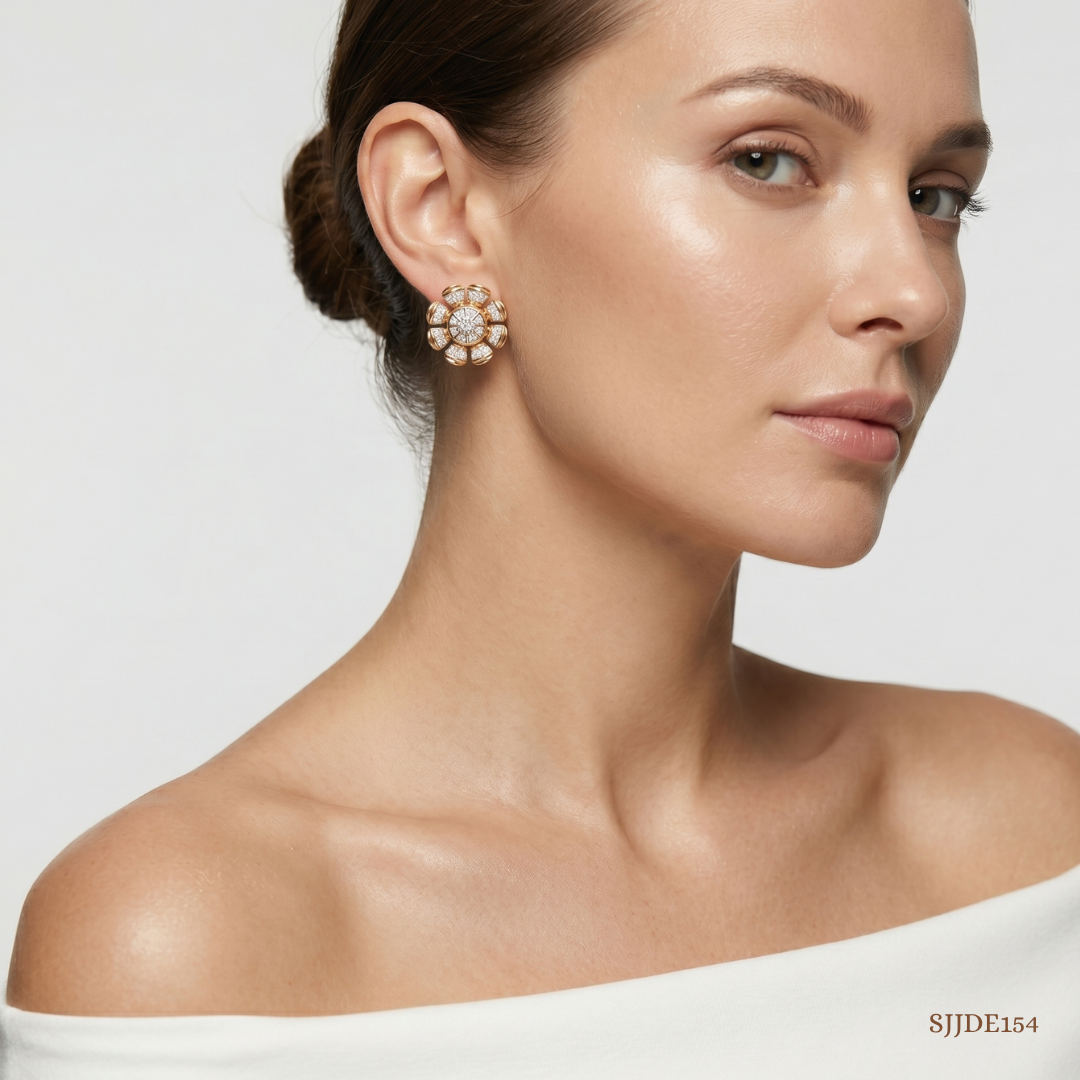 SJJDE154 | Enchanted Flip Diamond Stud Earrings