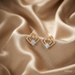 SJJDE155 | Serene Geometry Diamond Stud Earrings