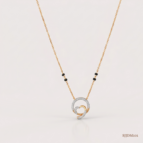 SJJDM101 | Linked Love Diamond Designer Mangalsutra
