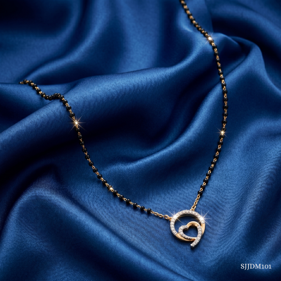 SJJDM101 | Linked Love Diamond Designer Mangalsutra