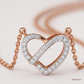 SJJDM102 | Nested Heart Diamond Elegant Mangalsutra
