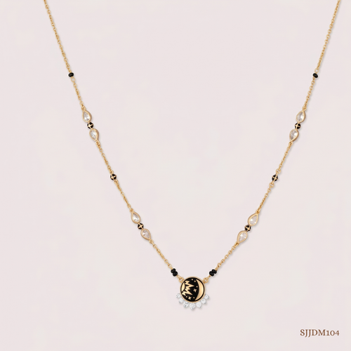 SJJDM104 | Forever Gleam Diamond Designer Mangalsutra