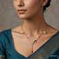 SJJDM105 | Eternal Blossom Diamond Floral Mangalsutra