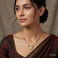 SJJDM106 | Floral Spark Diamond Elegant Mangalsutra